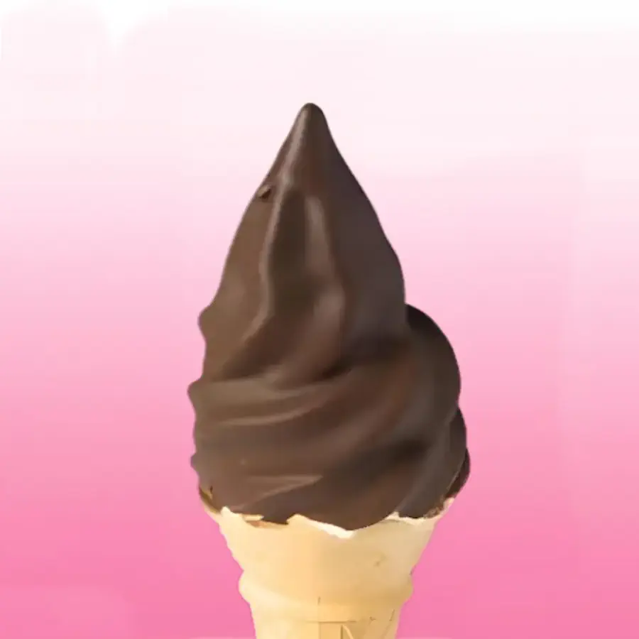 Chocolate dip ice cream