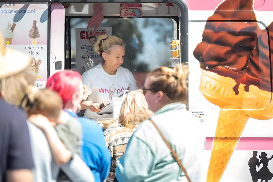 Council event whipitup ice cream van