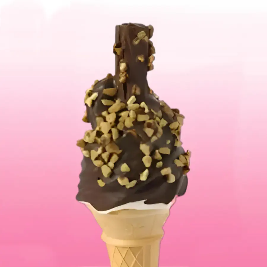 ice cream Choc nut flake